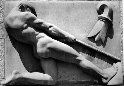 Tauzieher von Max Uehlinger, 1928