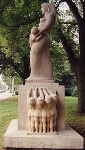 Mutter mit Kind von Georges Salendre, 1948