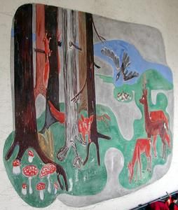 Tiere im Wald von Max Sulzbachner, 1937