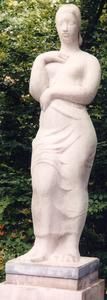 Stehende weibliche Figur von Carl Gutknecht, 1956