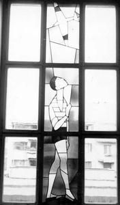 Knabe mit Flugzeug von Gustav Stettler, 1958