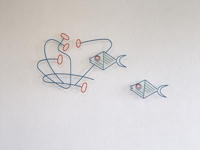 Zwei Fische von Louis Leo Weber, 1952